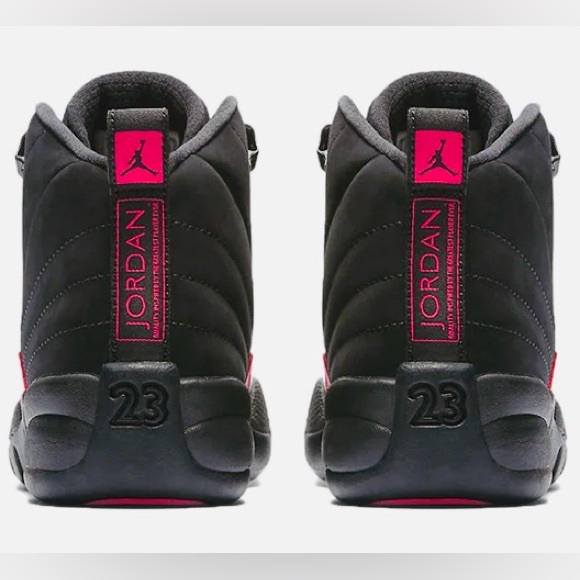 Jordan Other - 🖤🩷 Air Jordan Retro 12 ‘Rush Pink’ Size 2.5Y